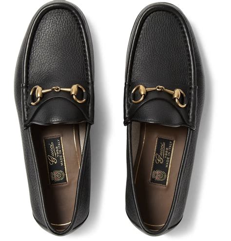 gucci web horsebit driving loafers|Black Leather Men's Horsebit Loafer With Web .